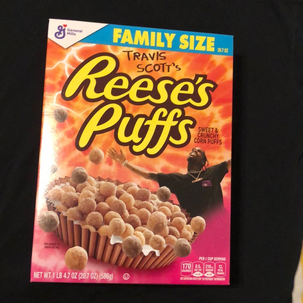 Travis Scott cereal box